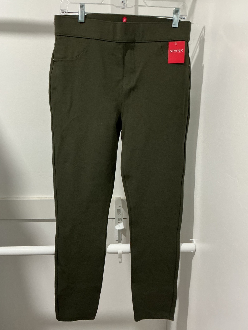 NWT Spanx The Perfect Pants Ankle Slim Straight - Olive Green